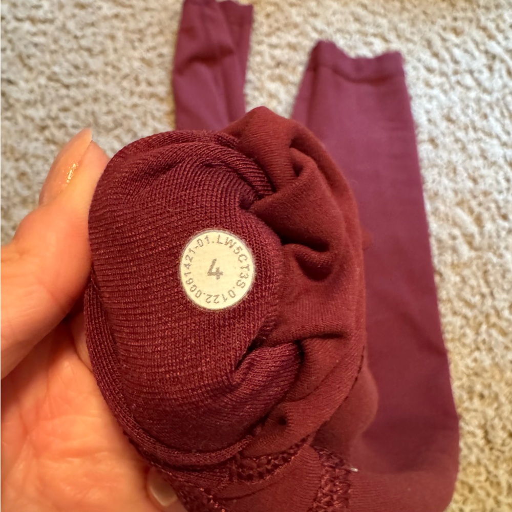 lululemon Align Leggings—Red Merlot—22” inseam - Picture 7 of 15